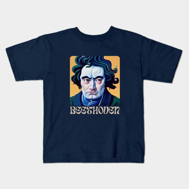 Ludwig van Beethoven Angry Kids T-Shirt by Cryptilian